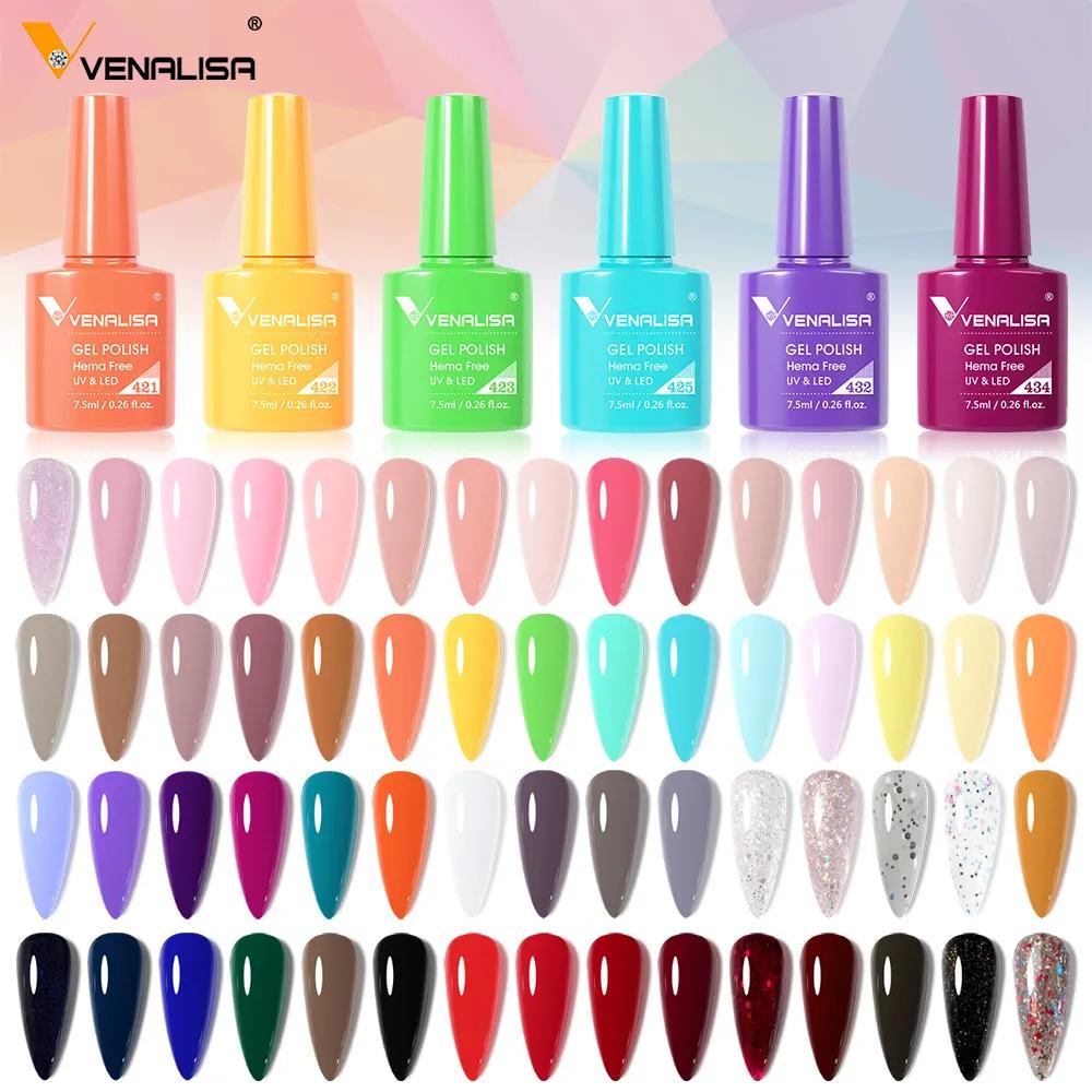 VENALISA-esmalte de Gel para uñas, laca de Gel para uñas semipermanente, sin HEMA, UV, LED, cobertura completa, 7,5 ml