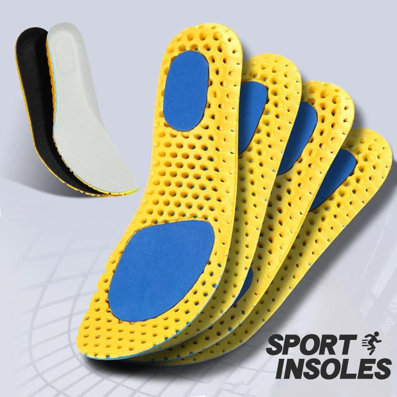Plantillas ortopédicas de espuma viscoelástica para el cuidado de los pies, soporte deportivo para zapatos, hombres y mujeres, cojín ortopédico transpirable para correr, hombres y mujeres
