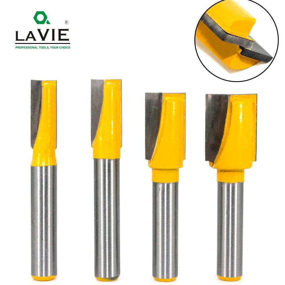 LAVIE-broca de limpieza de madera inferior de vástago de 8mm, enrutador recto, cortador de fresado limpio, brocas de carpintería, máquina eléctrica MC02032, 1 ud.