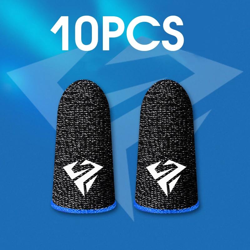 Guantes de dedo para juegos móviles, 10 piezas, para PUBG Gamer, a prueba de sudor, antideslizantes, para pantalla táctil