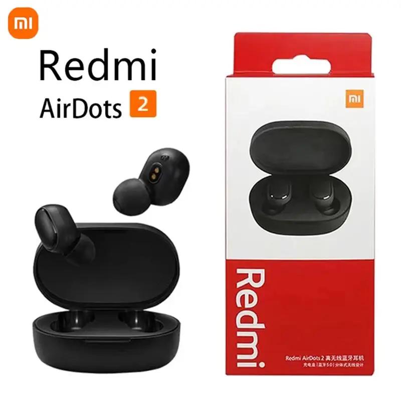 Nuevo Xiaomi Redmi Airdots 2 Auriculares inalámbricos con Bluetooth con micrófono Auriculares Airdots 2 Fone Auriculares Bluetooth Auriculares inalámbricos