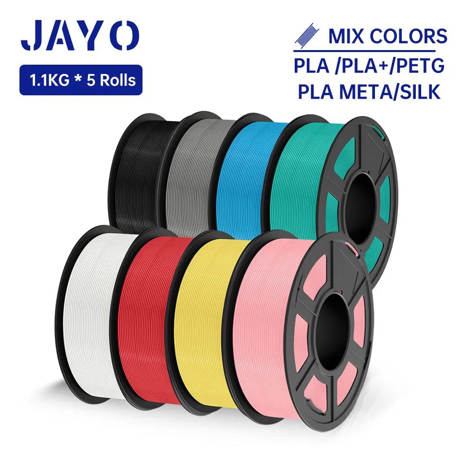 JAYO PLA /  SILK / PLA META / PETG / PLAMatte / ABS / High Speed PLA/ PLA PLUS 3D Filament 1.75mm 3D Printer Filament 1.1KG/Roll