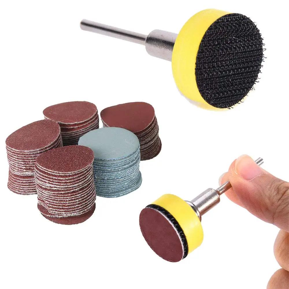 Discos de lijado de 1 pulgada (25mm), almohadilla de pulido grano abrasivo de 100-100, Kits de almohadillas para herramienta rotativa Dremel, papeles de lija, accesorios AA, 3000 piezas