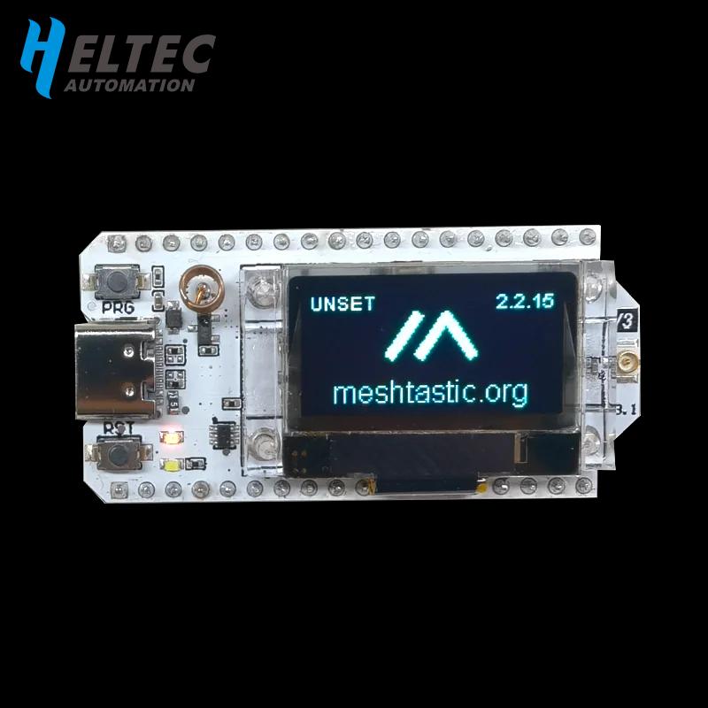 Heltec WiFi LoRa 32(V3) Placa de desarrollo con chip SX1262 y ESP32-S3FN8 OLED, soporte para contador de paxcounter de red de malla meshtástica Heltec v3