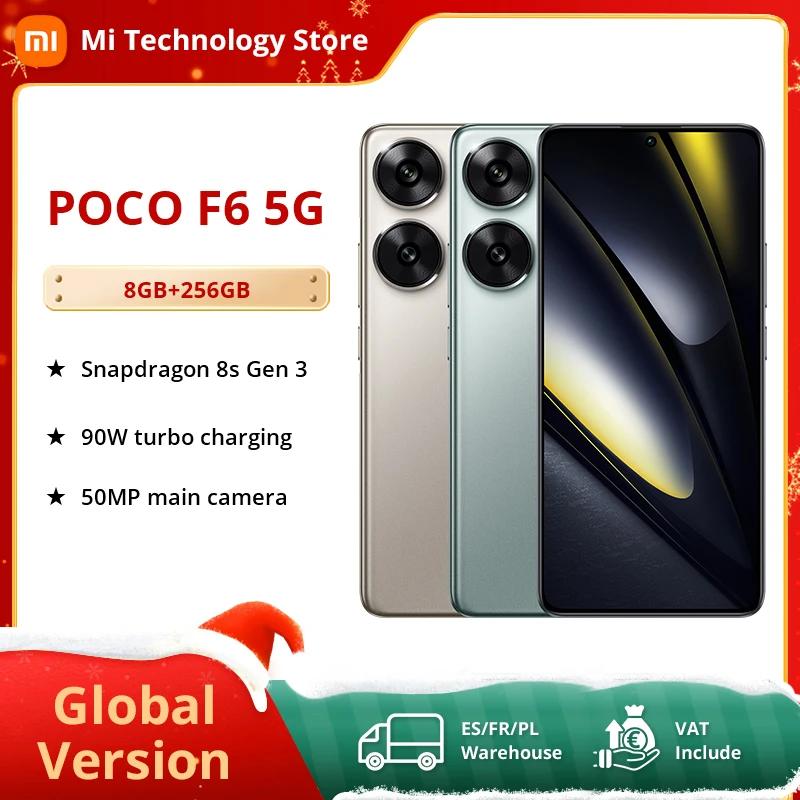 Global Version POCO F6 5G NFC Snapdragon®8s Gen 3 120Hz 90W Turbo Charging 5000mAh Battary Smartphone