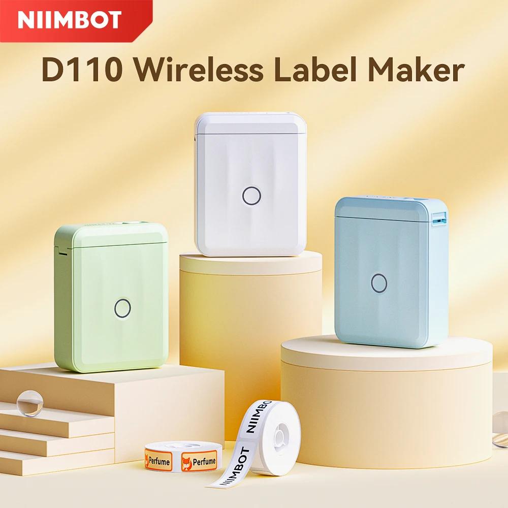 Niimbot D110/D11/D101 Mini Thermal Label Printer Portable Paper Maker Wireless Sticker Machine Inkless Labeller for Office Home