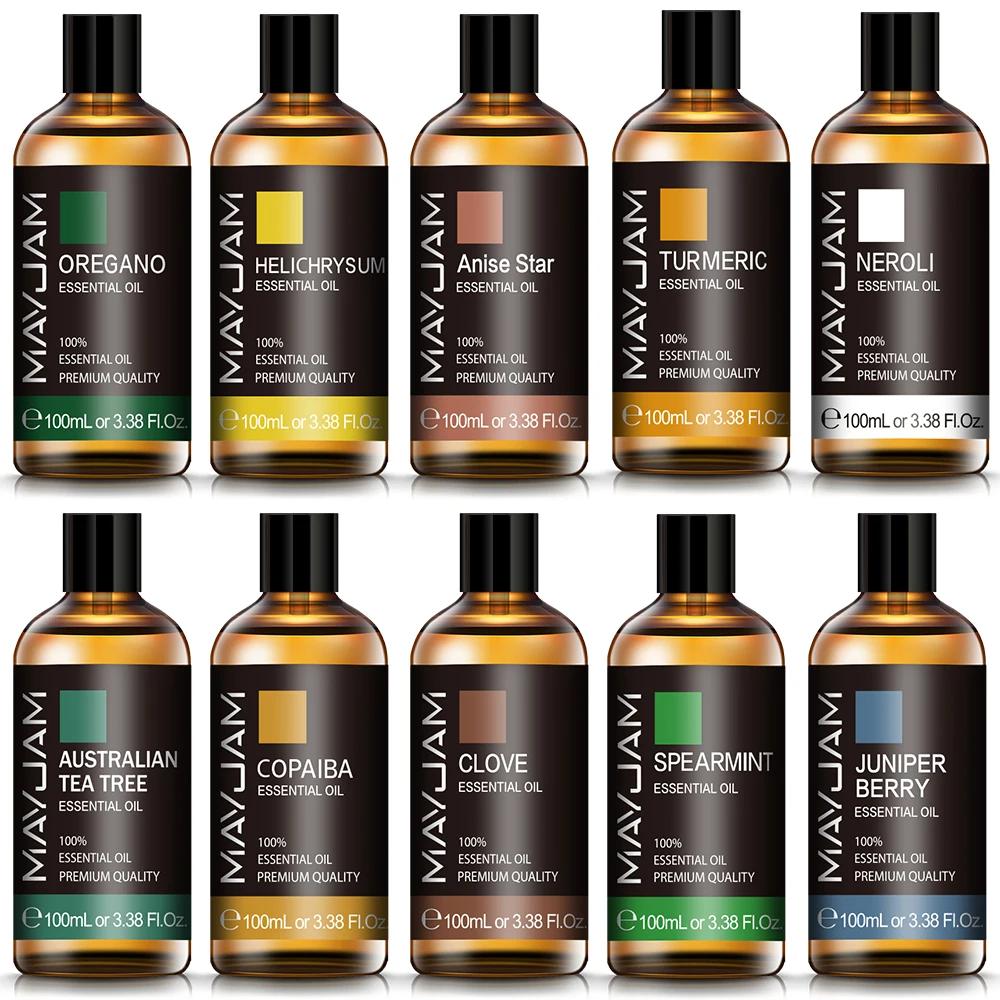 MAYJAM-aceite esencial de orégano, Fragancia Neroli, Helichrysum, Copaiba, cúrcuma, menta verde, anís, estrella, novedad de 2024