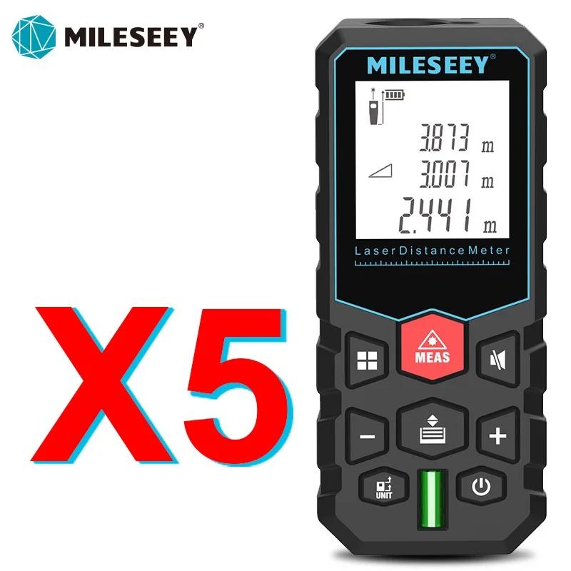 MiLESEEY-Medidor digital de distancia láser, telémetro eléctrico láser con precisión de +-2mm, modelo