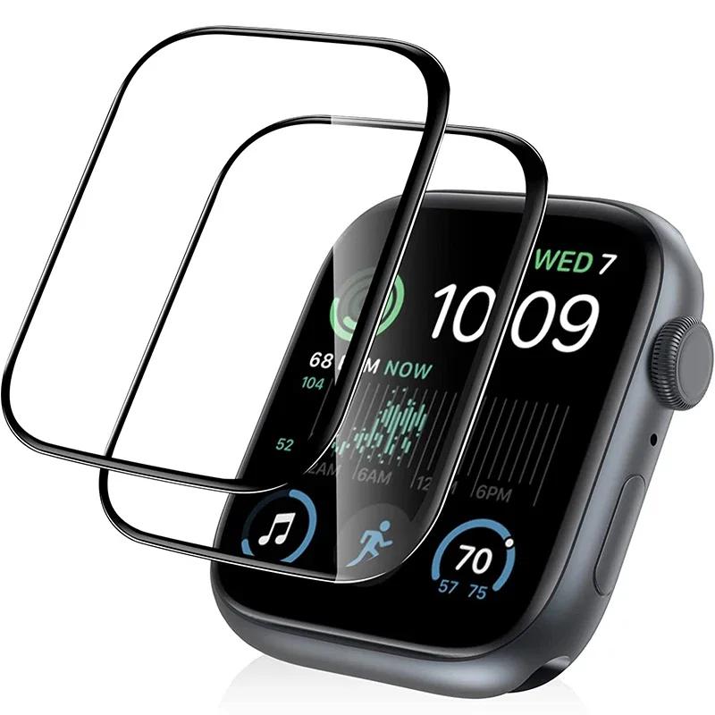 Protector de pantalla curvo completo para Apple Watch Ultra 3, 49MM, no Protector de vidrio para Iwatch Series 10, 9, 8, 7, 6, 5, SE, 46MM, 41MM, 45MM