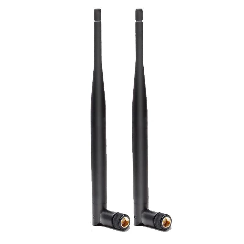 Antena Bluetooth Wifi 2,4G, varilla de plástico plegable de alta ganancia, Pin/agujero SMA aéreo, Plug And Play, rápido y conveniente, 2 unidades por lote