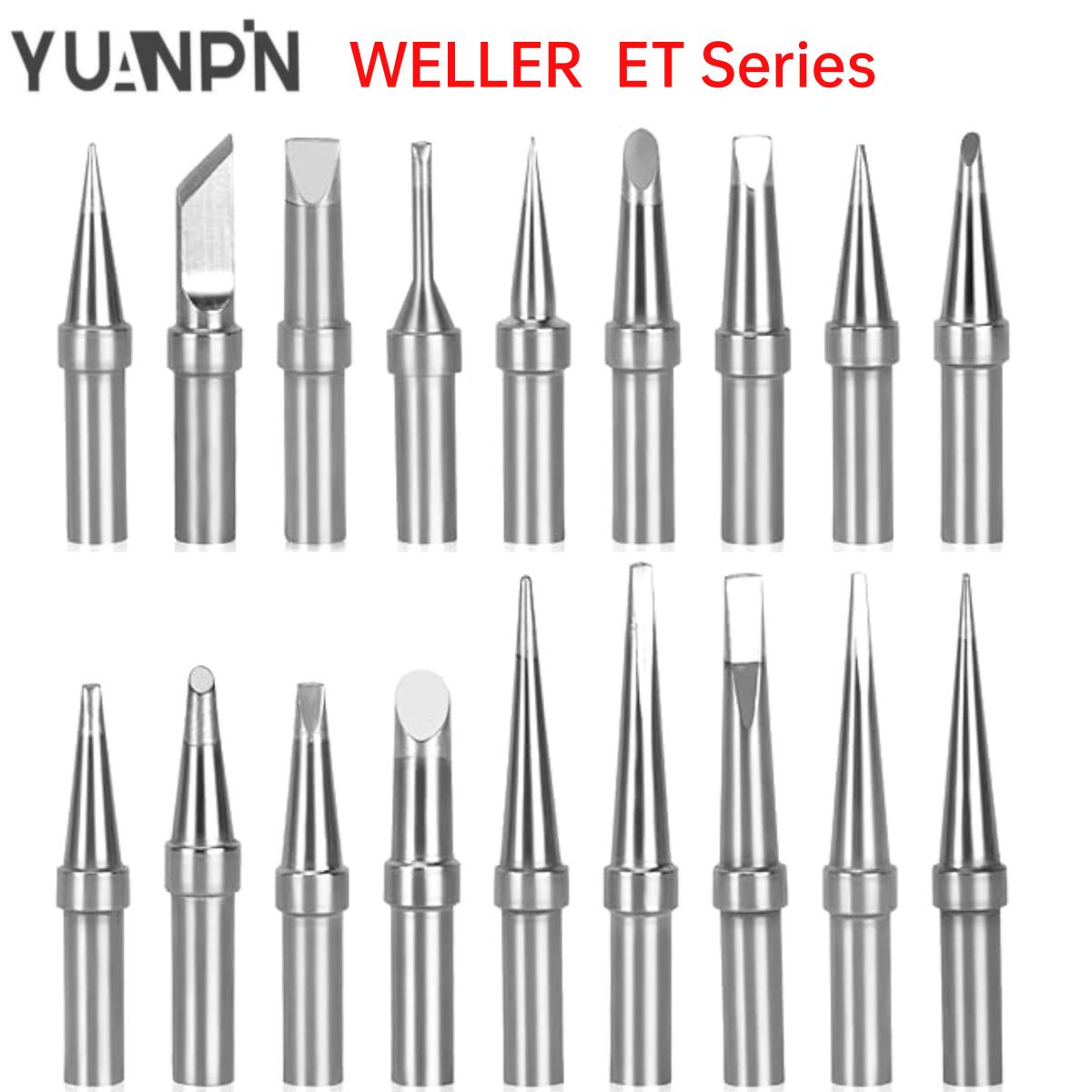 Puntas de soldador Weller ET, herramienta de reparación, ETP, ETS, R, ETKN, Weller, WESD51, WES51, WE1010, PES51