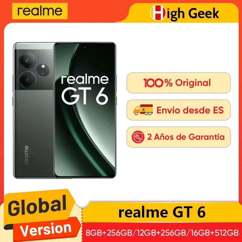 Global Version realme GT 6 GT6 5G Smartphone 6.78" 120Hz Snapdragon 8s Gen 3 120W SUPERVOOC Charge 5500mAh Battery 50MP OIS