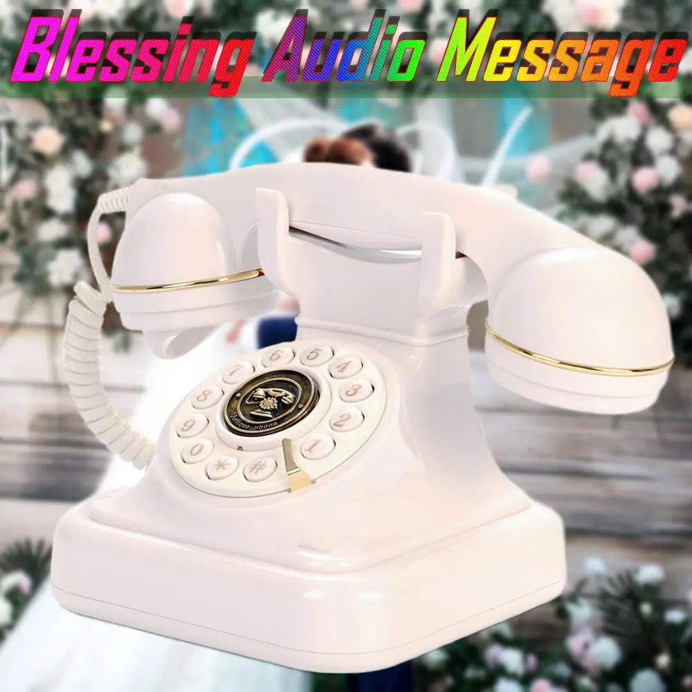 Audio message book phone wedding guest voice blessing message book banquet voice check-in message phone birthday party celebrati