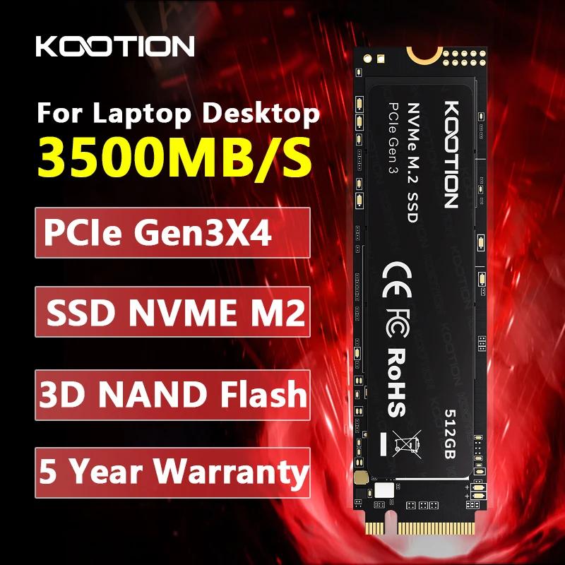 KOOTION X15 M.2 SSD 256GB 512GB 1TB SSD unidad de estado sólido M2 SSD M.2 NVMe PCIe disco duro interno para ordenador portátil de escritorio MSI Dell HP