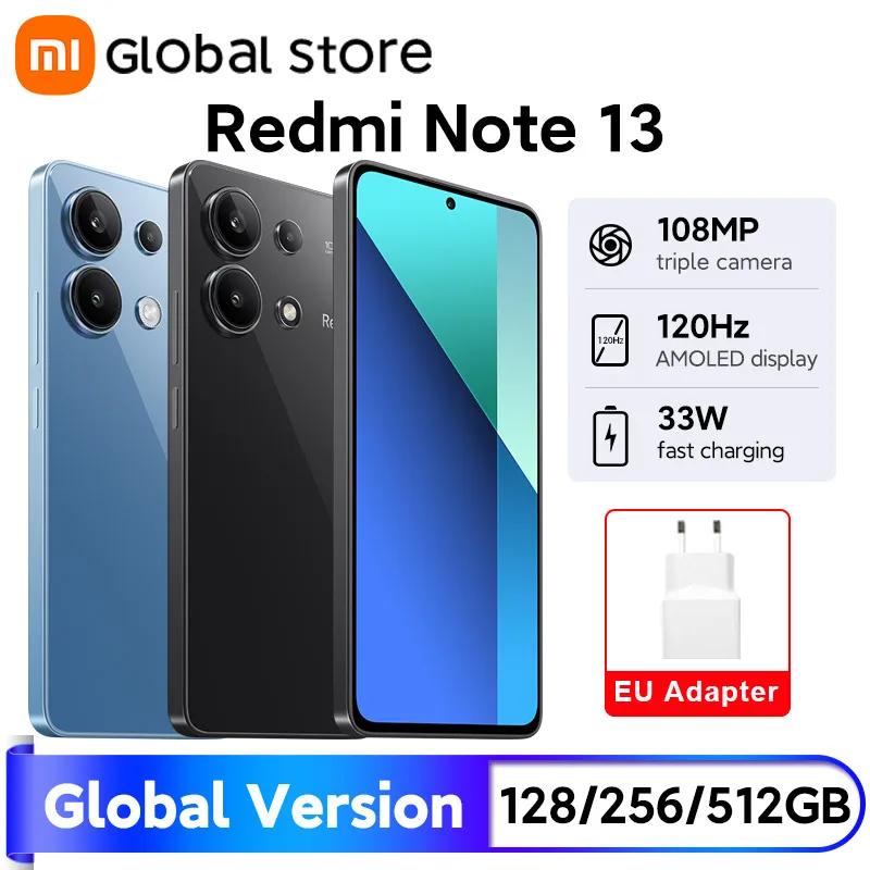 Versión Global Xiaomi Redmi Note 13 Smartphone Snapdragon 685 Cámara de 108MP Pantalla FHD + AMOLED de 6,67" 33W carga rápida 120Hz