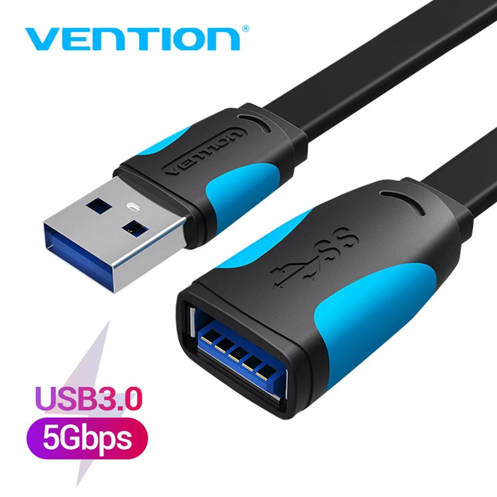 Vention-Cable extensor USB 3,0 de macho a hembra, accesorio electrónico acelerador de velocidad, extensible para PC y portátil, 2.0