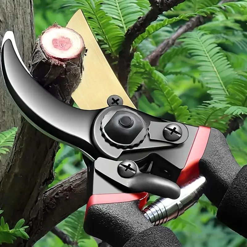 Garden Pruning Shears Plant Trim Horticulture Hand Pruner Shrub Garden Scissor Orchard Branch Shear Professional Pruning Tool