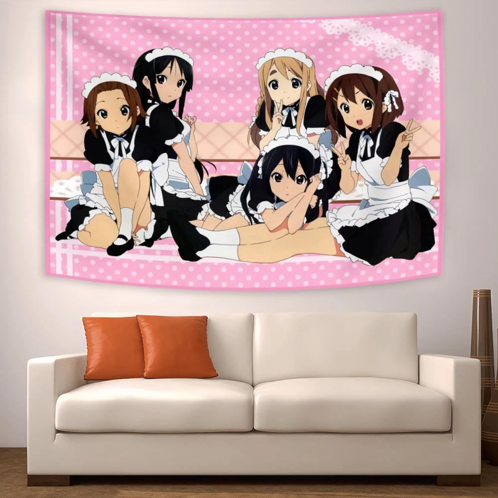 Tapiz de Anime japonés Kawaii, decoración de pared, banderas de regalo lindas, 90x150cm