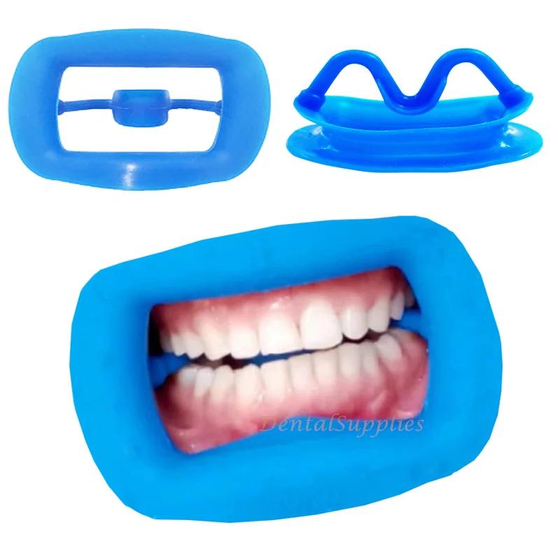 Retractor de labio y mejillas 3D de silicona suave Dental, abridor de boca, consumibles de ortodoncia Dental, disponible en 4 colores