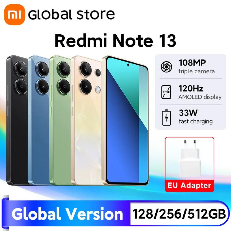 Nuevo Xiaomi Redmi Note 13 Smartphone versión Global Snapdragon 685 6,67 "pantalla AMOLED cámara de 108MP 33W carga rápida 5000mAh