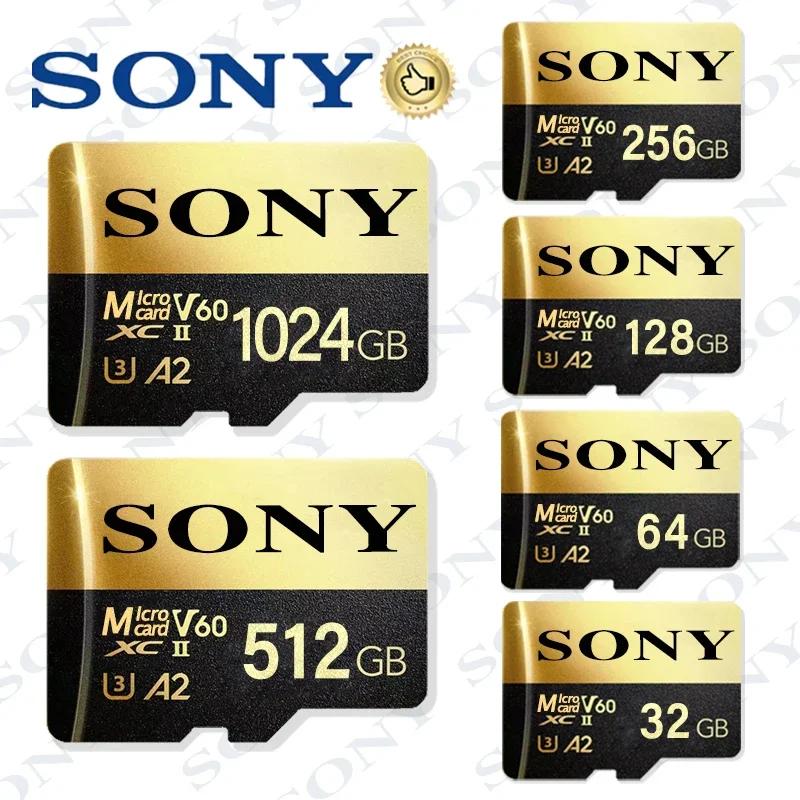 SONY-tarjeta de memoria Micro SD de alta velocidad, Original, 128GB, 64GB, 256GB, 512GB, 1TB, para teléfono móvil, cámara, PC de mesa