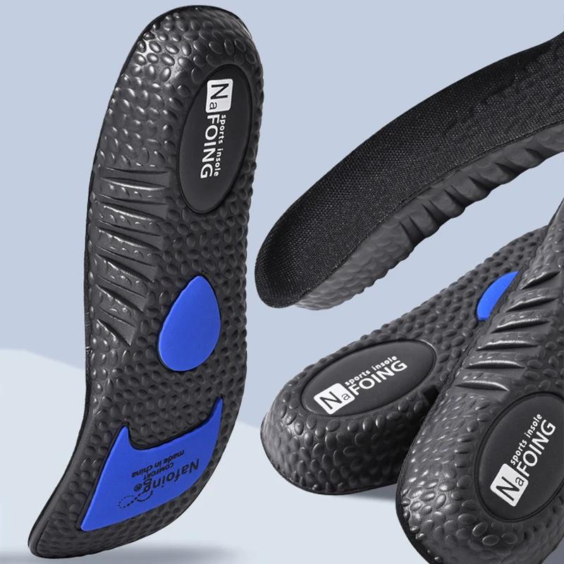 Plantillas EVA para zapatos, plantilla ortopédica de choque, desodorante de absorción, cojín transpirable, plantillas para correr para pies, soporte para arco
