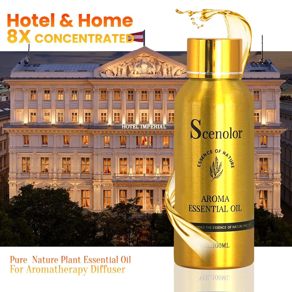 Aceite Esencial de Hotel, 100ml, extracto de planta pura, fragancia para habitación, ambientador para el hogar, aceite esencial de Oasis aromático eléctrico para difusor