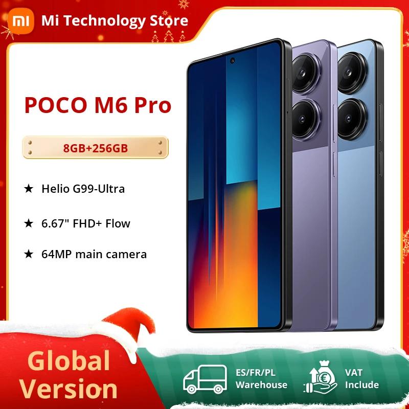 POCO M6 Pro Helio G99-Ultra 67W Turbo Charging 64MP Triple Camera With OIS 120Hz AMOLED 5000mAh Battery Global Version