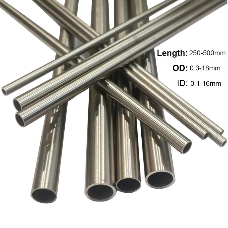 Tubo recto sin costura capilar redondo de acero inoxidable 304 4x2mm 8x6mm 13x11mm 14x12mm 10x8mm 16x14mm18x16mm 250mm/500mm de largo