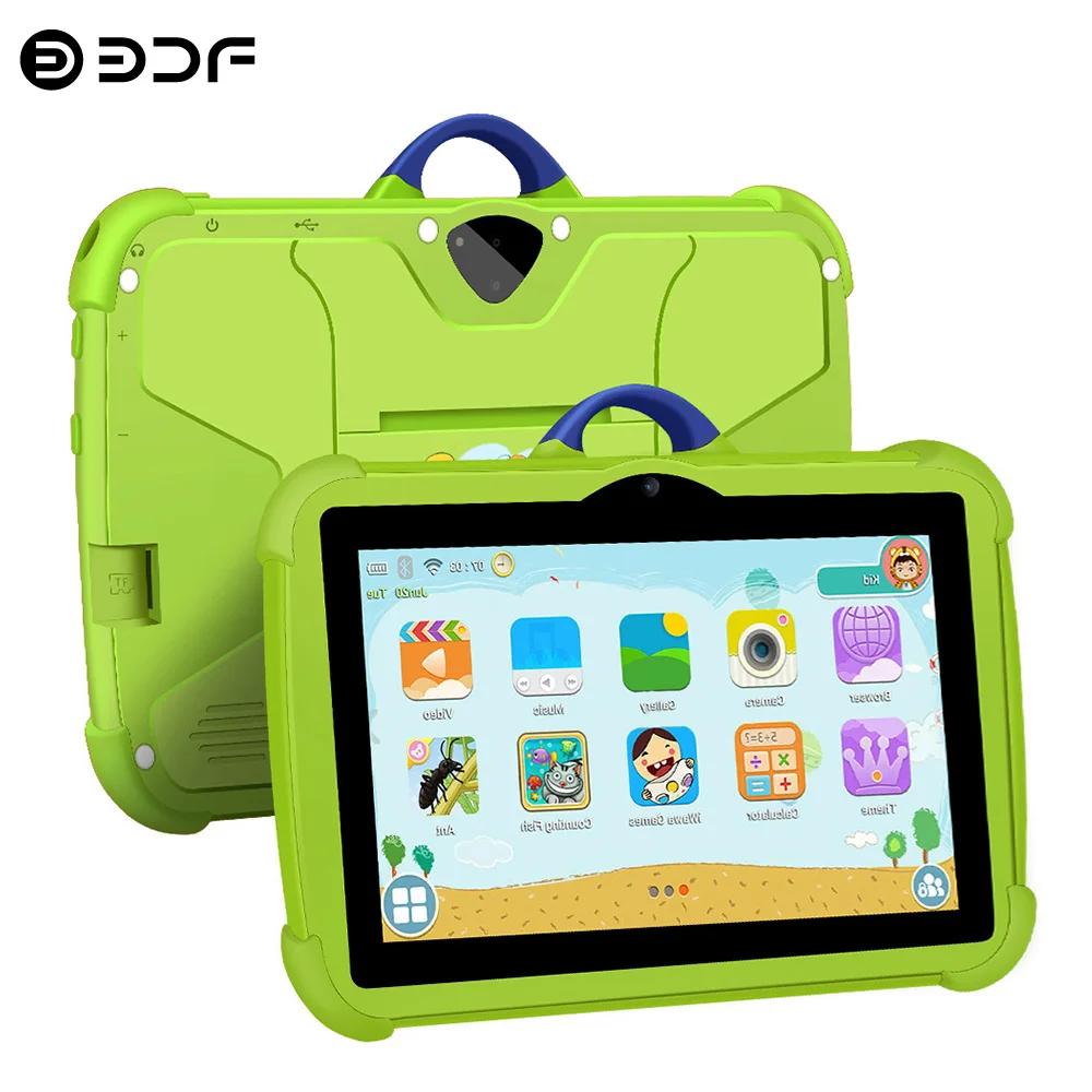 2024 New 5G WiFi 7 Inch Google Tablet For Children Learning Education Kids Tablets Quad Core 4GB RAM 64GB ROM Dual BOW Cameras