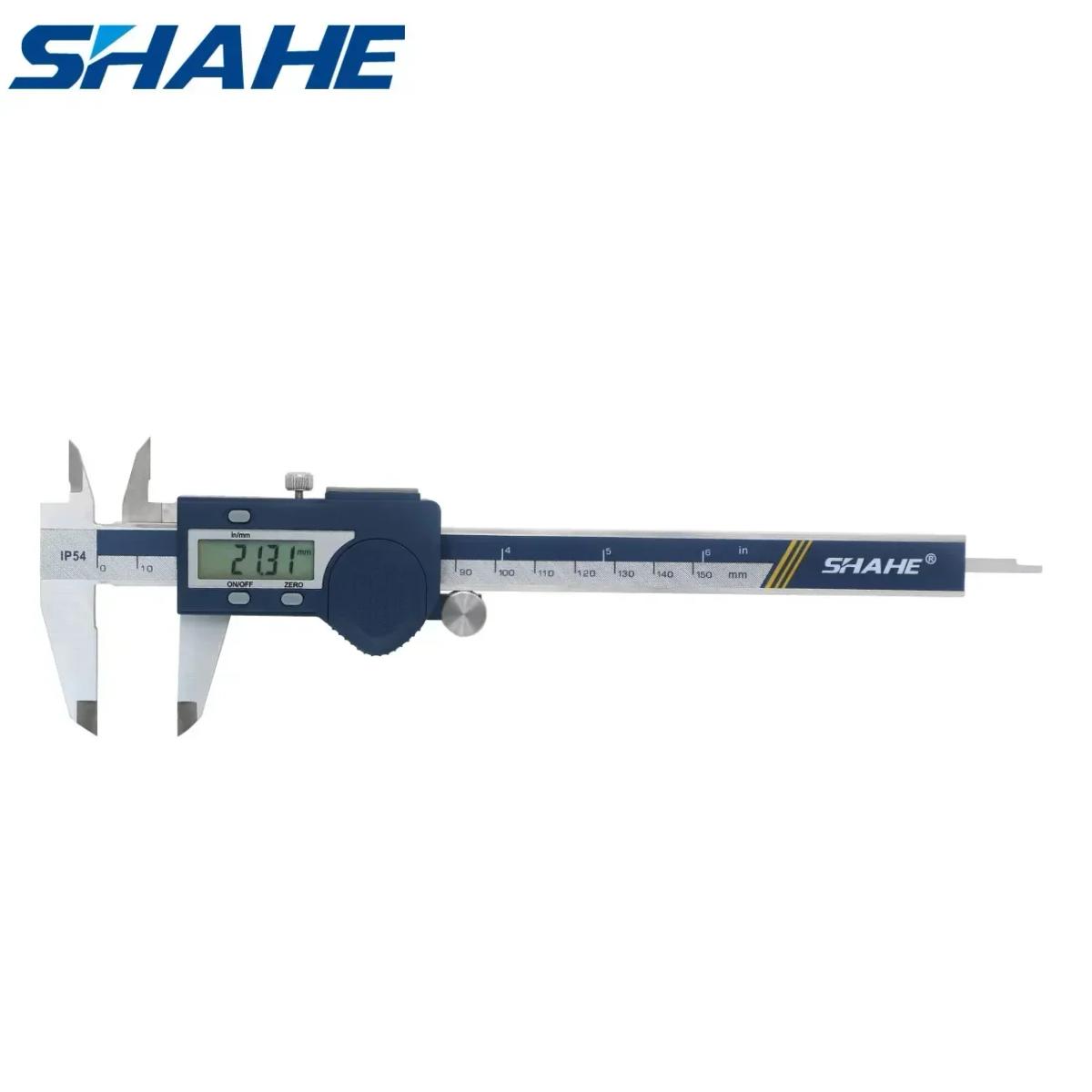 SHAHE-calibrador Digital Vernier de acero inoxidable endurecido, herramienta de medición, micrómetro electrónico, 0-150mm, nuevo