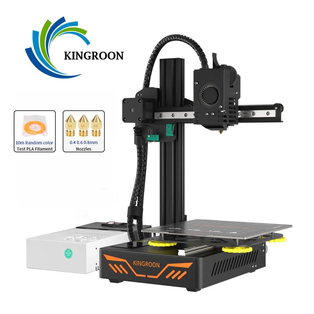 KINGROON-impresora 3D KP3S, impresión de alta precisión, Kit de impresora 3d FDM DIY mejorado, pantalla táctil, tamaño de impresión KP3S 180*180*180mm