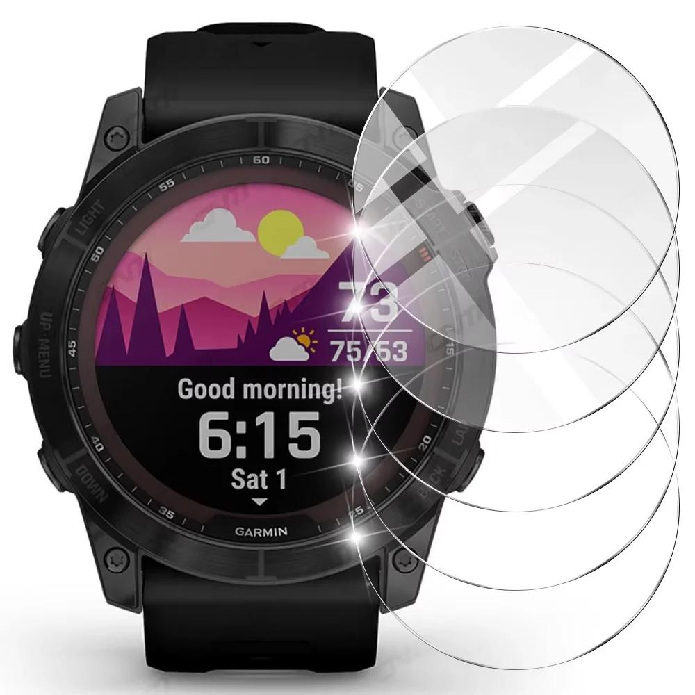 Vidrio Templado 9H para Garmin Fenix 7X 6X Pro 7 6 7S 6S 5 5S accesorios Protector de pantalla vidrio Ultra-HD película transparente antiarañazos