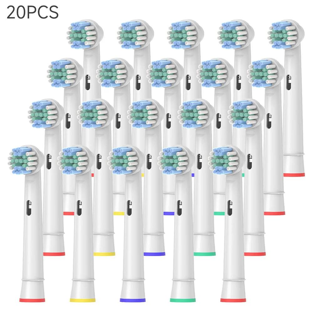 Cabezales de repuesto para cepillo de dientes eléctrico, boquilla para limpieza Oral básica B, BristlesD100, D25, D30, D32, 4739, 3709, 3744